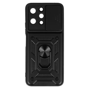 Slide Camera Armor dėklas skirtas Xiaomi Redmi 12 juodos spalvos - Image 2