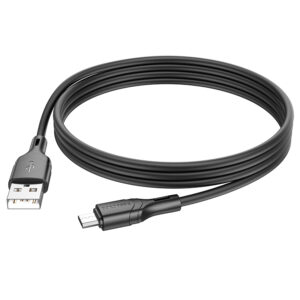 Borofone Kabelis BX99 Method - USB į MicroUSB - 2,4A 1 metras juodos spalvos - Image 3