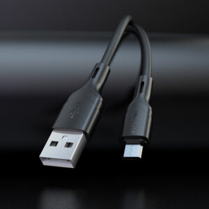 Borofone Kabelis BX99 Method - USB į MicroUSB - 2,4A 1 metras juodos spalvos - Image 4
