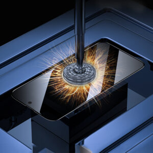 Borofone Apsauginis stiklas BF7 Diamond Armor Full Screen Anti-spy skirtas Apple iPhone 15 Pro - 10 vnt - Image 7