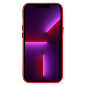 MagSafe Leather dėklas skirtas Apple iPhone 15 Plus raudonos spalvos - Image 4