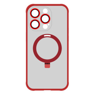 Tel Protect Magical Magsafe Stand dėklas skirtas Apple iPhone 15 Plus raudonos spalvos - Image 4