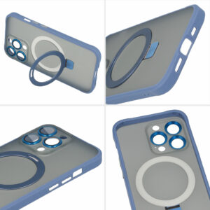 Tel Protect Magical Magsafe Stand dėklas skirtas Apple iPhone 15 Pro mėlynos spalvos - Image 6