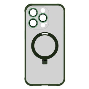 Tel Protect Magical Magsafe Stand dėklas skirtas Apple iPhone 15 Pro žalios spalvos - Image 4