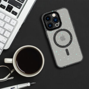 Tel Protect Magnetic Splash Frosted dėklas skirtas Apple iPhone 15 juodos spalvos - Image 5