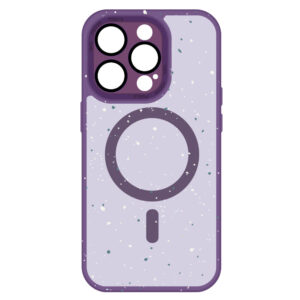 Tel Protect Magnetic Splash Frosted dėklas skirtas Apple iPhone 15 Pro violetinės spalvos - Image 4