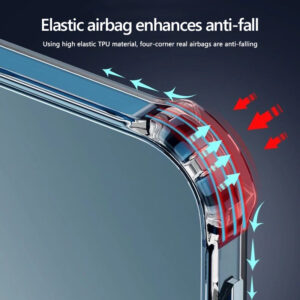 Tel Protect MagSilicone dėklas skirtas Apple iPhone 15 Pro Max skaidrus - Image 7