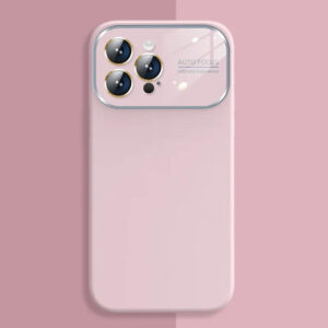 Soft Silicone Lens dėklas skirtas Apple iPhone 13 Pro light rožinės spalvos - Image 3