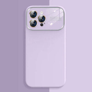 Soft Silicone Lens dėklas skirtas Apple iPhone 14 Pro light violetinės spalvos - Image 3