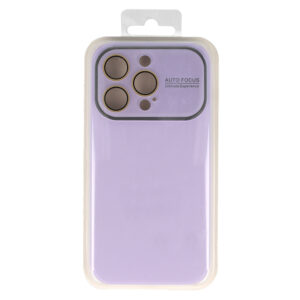 Soft Silicone Lens dėklas skirtas Apple iPhone 14 Pro Max light violetinės spalvos - Image 6
