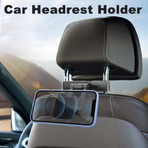 Magnetic automobilinis laikiklis headrest mount Type 3 juodos spalvos - Image 4