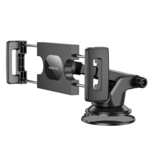 Borofone automobilinis laikiklis BH100 Airy tablet to dashboard juodos spalvos - Image 5