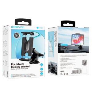 Borofone automobilinis laikiklis BH100 Airy tablet to dashboard juodos spalvos - Image 9