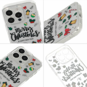 Tel Protect Christmas dėklas skirtas Samsung S23 FE Design 3 Clear - Image 4