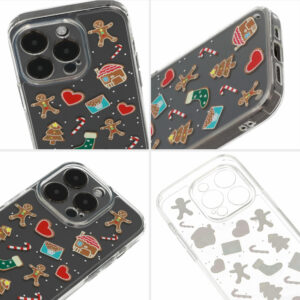 Tel Protect Christmas dėklas skirtas Samsung S23 Ultra Design 2 Clear - Image 4