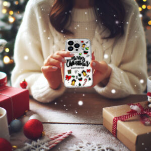 Tel Protect Christmas dėklas skirtas Samsung S23 Ultra Design 3 Clear - Image 5