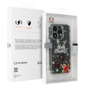 Tel Protect Christmas dėklas skirtas Samsung S23 Design 1 Clear - Image 6