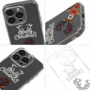 Tel Protect Christmas dėklas skirtas Apple iPhone 13 Pro Max Design 1 Clear - Image 4