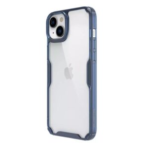 Nillkin Nature Pro TPU dėklas telefonui Apple iPhone 15 Plus transparent-mėlynos spalvos - Image 5