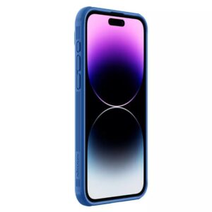 Nillkin CamShield Pro PC+TPU dėklas telefonui Apple iPhone 15 Pro Max mėlynos spalvos - Image 3