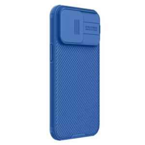 Nillkin CamShield Pro PC+TPU dėklas telefonui Apple iPhone 15 Pro Max mėlynos spalvos - Image 4