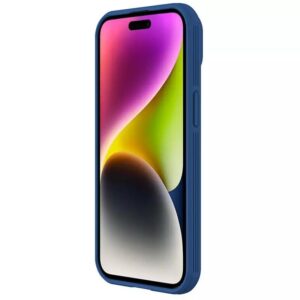 Nillkin CamShield Pro PC+TPU dėklas telefonui Apple iPhone 15 Plus mėlynos spalvos - Image 3