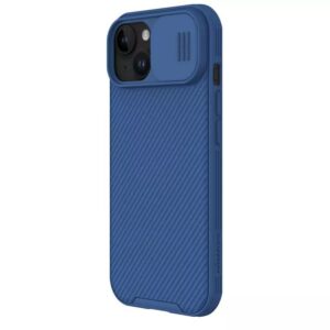 Nillkin CamShield Pro PC+TPU dėklas telefonui Apple iPhone 15 Plus mėlynos spalvos - Image 4