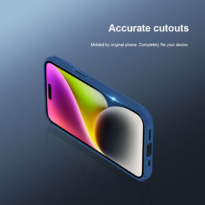 Nillkin CamShield Pro PC+TPU dėklas telefonui Apple iPhone 15 Plus mėlynos spalvos - Image 8