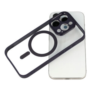 Acrylic Color Magsafe dėklas skirtas Apple iPhone 13 Pro Max violetinės spalvos - Image 4