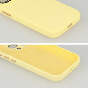 Tel Protect Lichi Soft dėklas skirtas Apple iPhone 15 Plus geltonos spalvos - Image 4