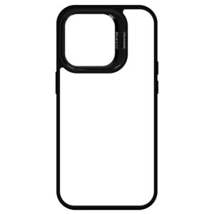 Tel Protect Kickstand dėklas + apsauginis stiklas kamerai (lens) skirtas Apple iPhone 15 Plus juodos spalvos - Image 5