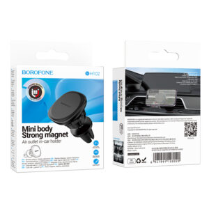 Borofone automobilinis laikiklis BH102 Cloud magnetinis to air vent juodos spalvos - Image 9