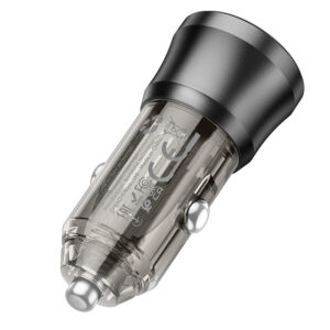Borofone automobilinis įkroviklis BZ23 Noble - USB - QC 3.0 18W 3A juodos spalvos - Image 6