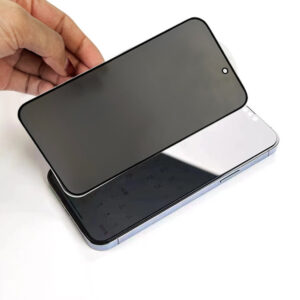 Apsauginis stiklas Privacy Glass skirtas Realme C53 BLACK - Image 5