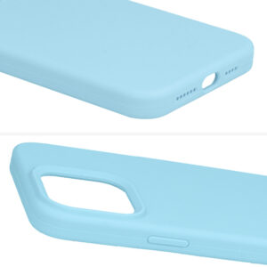 Silikoninis Lite dėklas skirtas Apple iPhone 15 Plus light mėlynos spalvos - Image 5