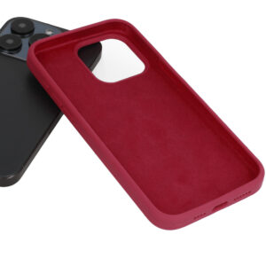 Silikoninis Lite dėklas skirtas Apple iPhone X/XS burgundy - Image 4
