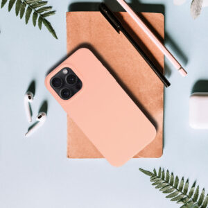 Silikoninis Lite dėklas skirtas Samsung Galaxy A12/M12 persikų spalvos - Image 6