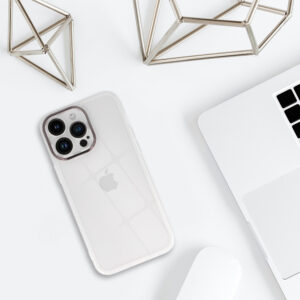 Protective Lens dėklas skirtas Samsung Galaxy S24 baltas skaidrus - Image 5