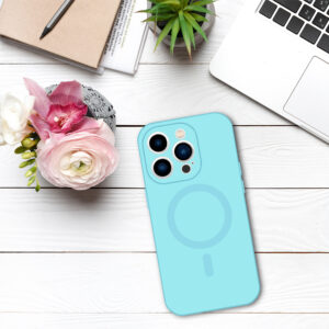 Tel Protect MagSilicone dėklas skirtas Apple iPhone 11 Light mėlynos spalvos - Image 5