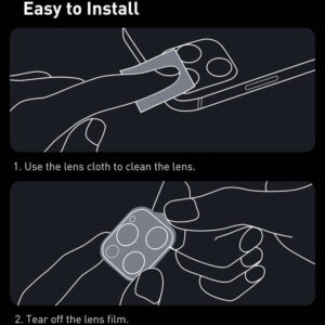 Apsauginis stiklas HARD SILK PRINT skirtas kamerai (lešiui) Samsung Galaxy S24 Plus (island) - Image 8