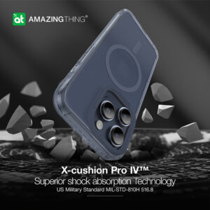 Amazing Thing Titan Pro Magsafe dėklas telefonui 10FT IP156.1PTMBU Apple iPhone 15 Pro mėlynos spalvos - Image 9