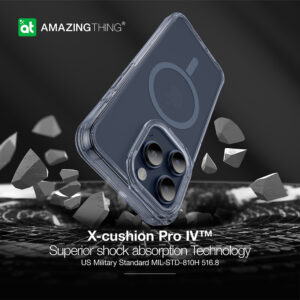 Amazing Thing Titan Edge Mag dėklas telefonui 15FT IP156.7PTEMBU Apple iPhone 15 Pro Max mėlynos spalvos - Image 9