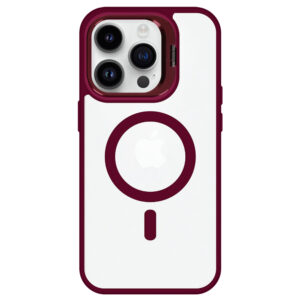 Tel Protect Kickstand Magsafe dėklas skirtas Apple iPhone 13 Pro Max burgundy - Image 3