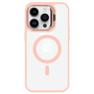 Tel Protect Kickstand Magsafe dėklas skirtas Apple iPhone 14 Pro Max light rožinės spalvos - Image 3