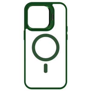 Tel Protect Kickstand Magsafe dėklas skirtas Apple iPhone 14 Pro Max žalios spalvos - Image 5