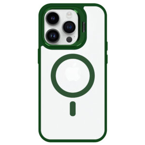 Tel Protect Kickstand Magsafe dėklas skirtas Apple iPhone 14 Pro žalios spalvos - Image 3