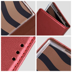 Smart Magneto dėklas skirtas Xiaomi Redmi Note 13 Pro 5G burgundy - Image 9