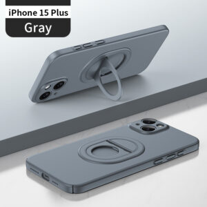Tel Protect Magnetic Elipse dėklas skirtas Apple iPhone 15 Plus pilkos spalvos - Image 7