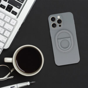 Tel Protect Magnetic Elipse dėklas skirtas Apple iPhone 15 Pro Max pilkos spalvos - Image 6