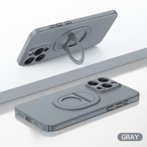 Tel Protect Magnetic Elipse dėklas skirtas Apple iPhone 15 Pro pilkos spalvos - Image 7